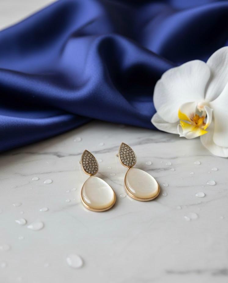 Nayvya Pearl Drop Earrings