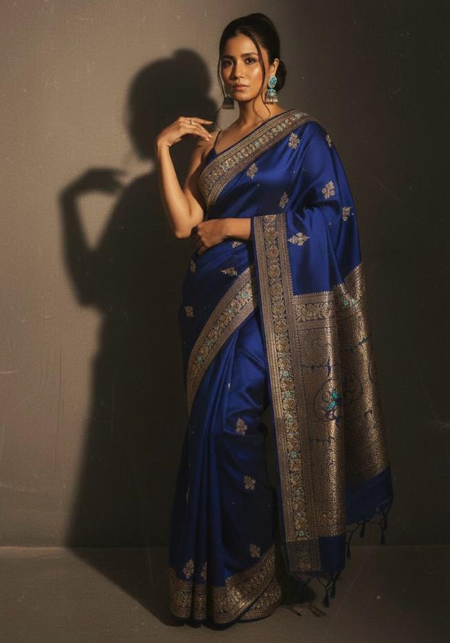 Nayvya Turquoise Floral Oxidised Jhumka